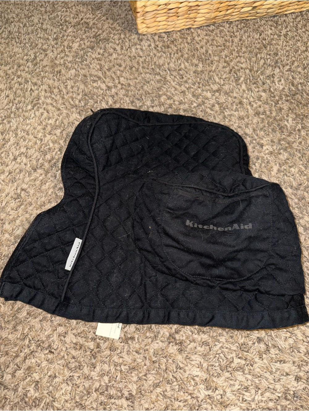KitchenAid Kids Quilted Black Mini Appliance Cover